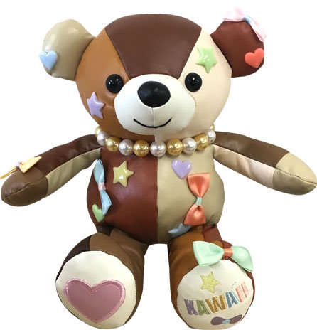 レザー KAWAII BEAR M