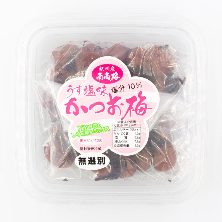 かつお梅 塩分10％ 紀州産 南高梅 – 紀州・福亀堂
